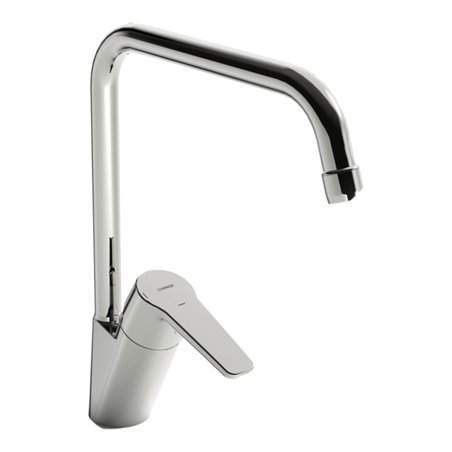 Hansa Spültisch-Einhebelmischer HANSAPOLO Eco schwenkb. Ausl., Ausladung 221mm, chrom