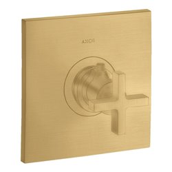 hansgrohe Fertigset Axor Citterio HF UP-THM, m Kreuzgriff, brushed gold optic