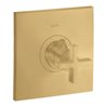 hansgrohe Fertigset Axor Citterio HF UP-THM, m Kreuzgriff, brushed gold optic