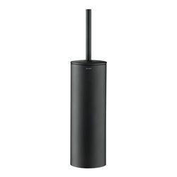 Duravit Bürstengarnitur D-Code 8,9x38,5x8,9cm, bodensteh., schwarz matt