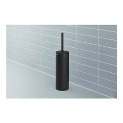 Duravit Bürstengarnitur D-Code 8,9x38,5x8,9cm, bodensteh., schwarz matt