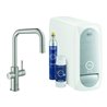 Grohe Spültisch-Einhebelmischer Blue Home sst, U-Auslauf-Starter K, ausz. M-Ausl