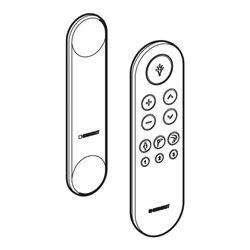 Geberit Fernbedienung groß, weiß