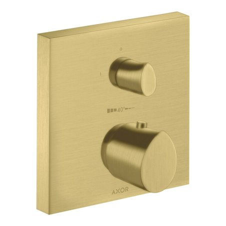 hansgrohe Fertigset Axor Starck Organic UP-THM, mit Absperrventil, brushed brass
