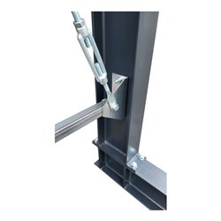 STIER Kragarmregal schraubbar doppelseitig mit 3 Ebenen HxT 2550x800 mm