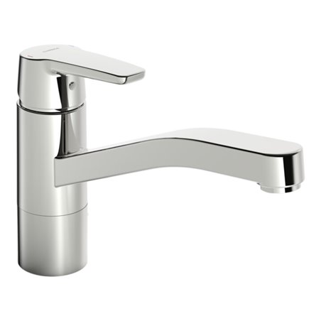 Hansa Spültisch-Einhebelmischer HANSAPOLO Eco 6 l/m, schwenkb. Ausl., Ausl. 215mm, chr