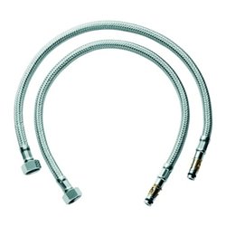 Grohe Druckschlauch 45484 3/8' x 484mm 2 Stück chrom