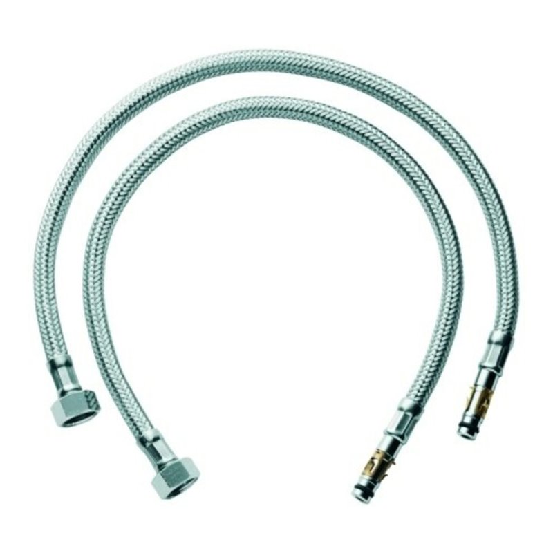 Grohe Druckschlauch 45484 3/8' x 484mm 2 Stück chrom