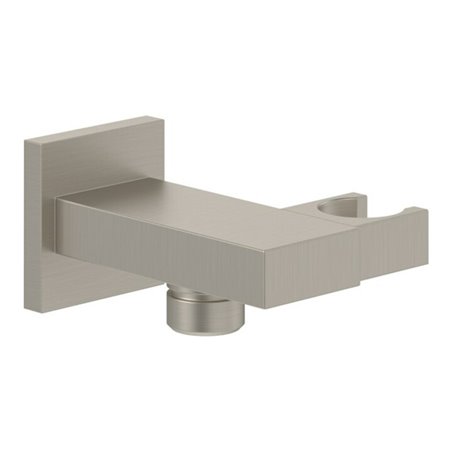 V&B Handbrausehalter Universal Showers eckig, Wandmontage, brushed nickel black