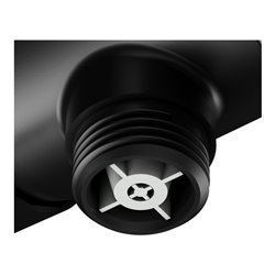 Keuco Fertigmontageset IXMO SOLO Pure UP-Br.-EHM, Schlauchanschluss, rd, sw matt