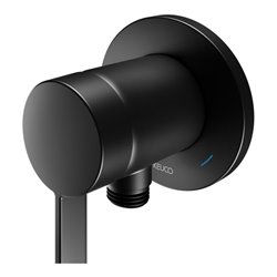 Keuco Fertigmontageset IXMO SOLO Pure UP-Br.-EHM, Schlauchanschluss, rd, sw matt