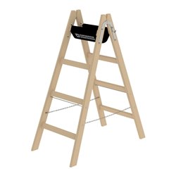 MUNK Sprossen-Stehleiter Holz