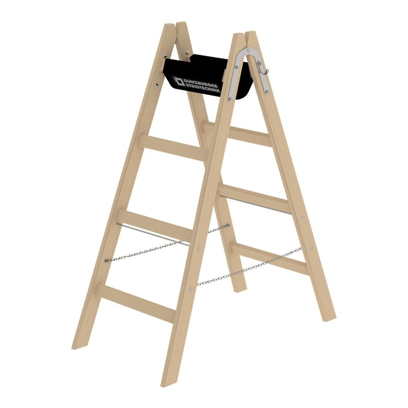 MUNK Sprossen-Stehleiter Holz