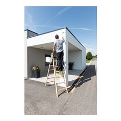 MUNK Sprossen-Stehleiter Holz