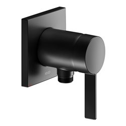 Keuco Fertigmontageset IXMO SOLO Pure UP-Br.-EHM, Schlauchanschluss, eck., sw matt