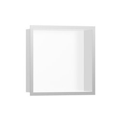 hansgrohe XtraStoris indiv. Wandnische 300x300x100mm, m Designr, m.-we, ES opt