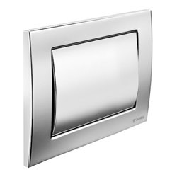 Schell WC-Betätigungsplatte MONTUS FIELD H Einmengenspülung, Betätigung von vorne