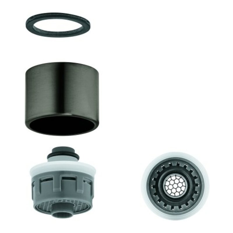 Grohe Mousseur 48194 hard graphite gebürstet