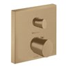 hansgrohe Fertigset Axor Starck Organic UP-THM, m Absperrventil, brushed bronze