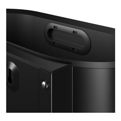 Keuco Abfallsammler Plan Wandmodell, 30 l, schwarz-matt