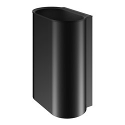 Keuco Abfallsammler Plan Wandmodell, 30 l, schwarz-matt