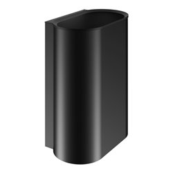 Keuco Abfallsammler Plan Wandmodell, 30 l, schwarz-matt