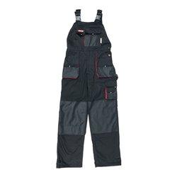 KS Tools Arbeits-Latzhose, schwarz