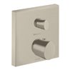 hansgrohe Fertigset Axor Starck Organic UP-THM, m Absperrventil, brushed nickel