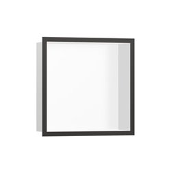 hansgrohe XtraStoris indiv. Wandnische 300x300x100mm, m Rahmen, mw, b bla vc