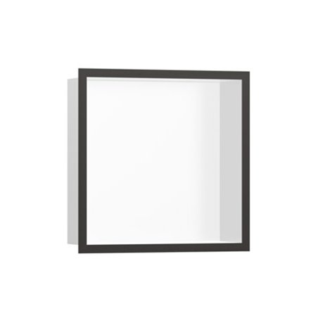 hansgrohe XtraStoris indiv. Wandnische 300x300x100mm, m Rahmen, mw, b bla vc