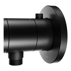 Keuco Fertigmontageset IXMO SOLO UP-Br-THM, Schlauchanschluss, rd, sw matt