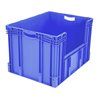 Bito Eurostapelbehälter XL mit längsseitiger Sicht-/Entnahmeöffnung blau 600 mm 800 mm