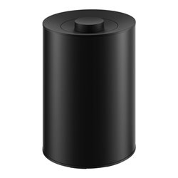 Keuco Abfallbehälter Plan 5 l, m Kst.-Deckel sw-grau, schwarz matt