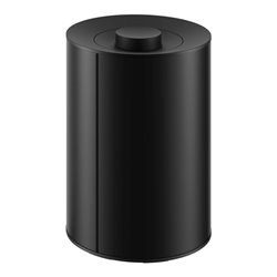 Keuco Abfallbehälter Plan 5 l, m Kst.-Deckel sw-grau, schwarz matt