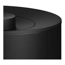 Keuco Abfallbehälter Plan 5 l, m Kst.-Deckel sw-grau, schwarz matt