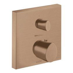 hansgrohe Fertigset Axor Starck Organic UP-THM, m Absperrventil, brushed red gold