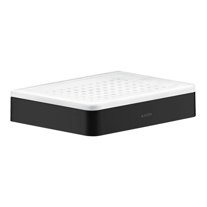 hansgrohe Seifenschale Axor universal Keramikeinsatz, mattschwarz