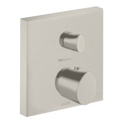 hansgrohe Fertigset Axor Starck Organic UP-THM, m Absperrventil, Edelstahl-Optik