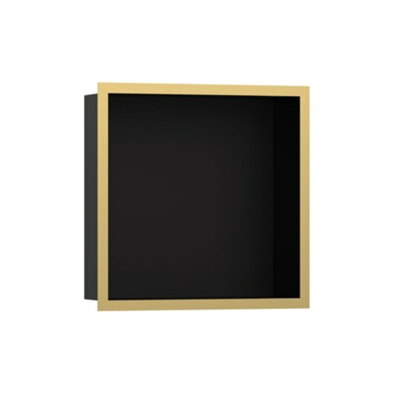 hansgrohe XtraStoris indiv. Wandnische 300x300x100mm, m Rahmen, ms, po gol opt