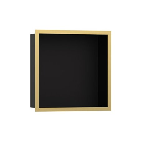 hansgrohe XtraStoris indiv. Wandnische 300x300x100mm, m Rahmen, ms, po gol opt