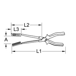 KS Tools Zündkerzenstecker-Zange