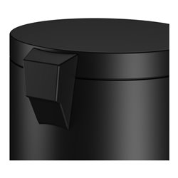 Keuco Abfallbehälter Standmodell, 5 l, schwarz matt