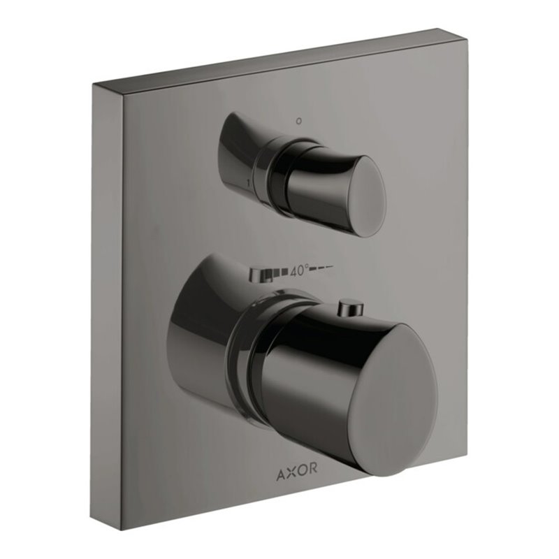 hansgrohe Fertigset Axor Starck Organic UP-THM, m Absperrventil, pol. black chrome