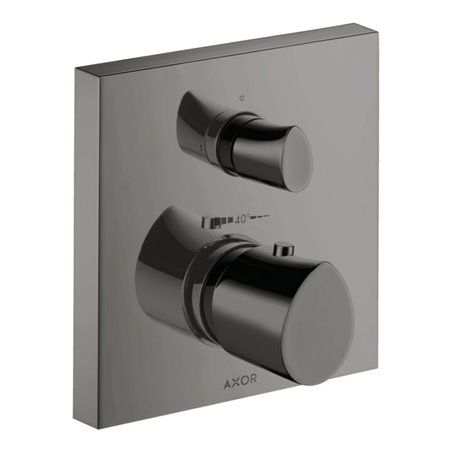 hansgrohe Fertigset Axor Starck Organic UP-THM, m Absperrventil, pol. black chrome