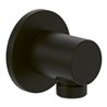 V&B Wandanschlussbogen Universal Showers Rund, Wandmontage, matt black