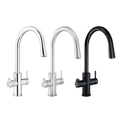 Clage Allround-Armatur Zip Celsius Arc AIO schwarz matt