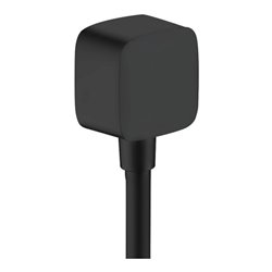 hansgrohe Schlauchanschluss Fixf Softc Axor mit Rückflussverhinderer, mattschwarz