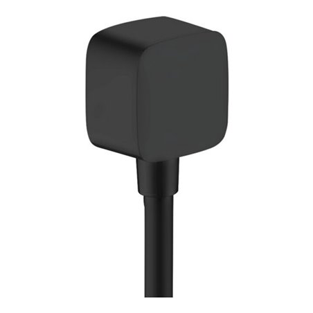 hansgrohe Schlauchanschluss Fixf Softc Axor mit Rückflussverhinderer, mattschwarz