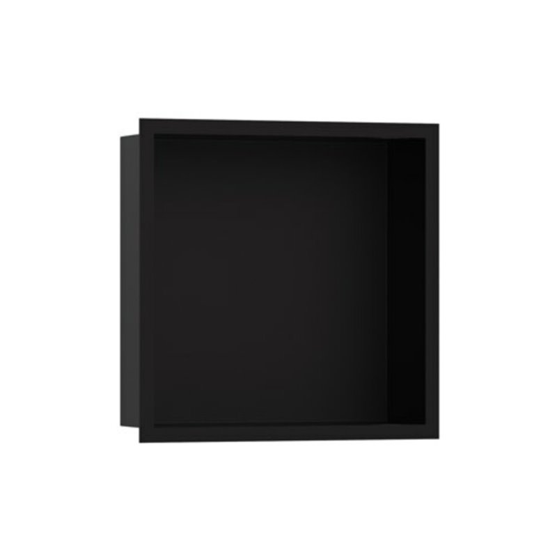 hansgrohe XtraStoris indiv. Wandnische 300x300x100mm, m Rahmen, ms, matt-sw