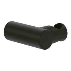 V&B Handbrausehalter Universal Showers rund, Wandmontage, matt black
